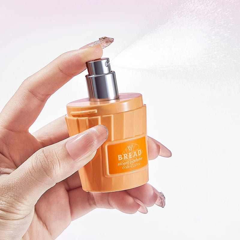 Parfum corporel en spray à suspendre, 50 ml, en forme de glace, senteurs cerise, croissant, fraise et chocolat.